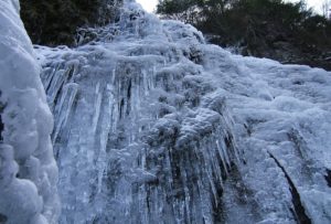 扁妙の滝　氷瀑